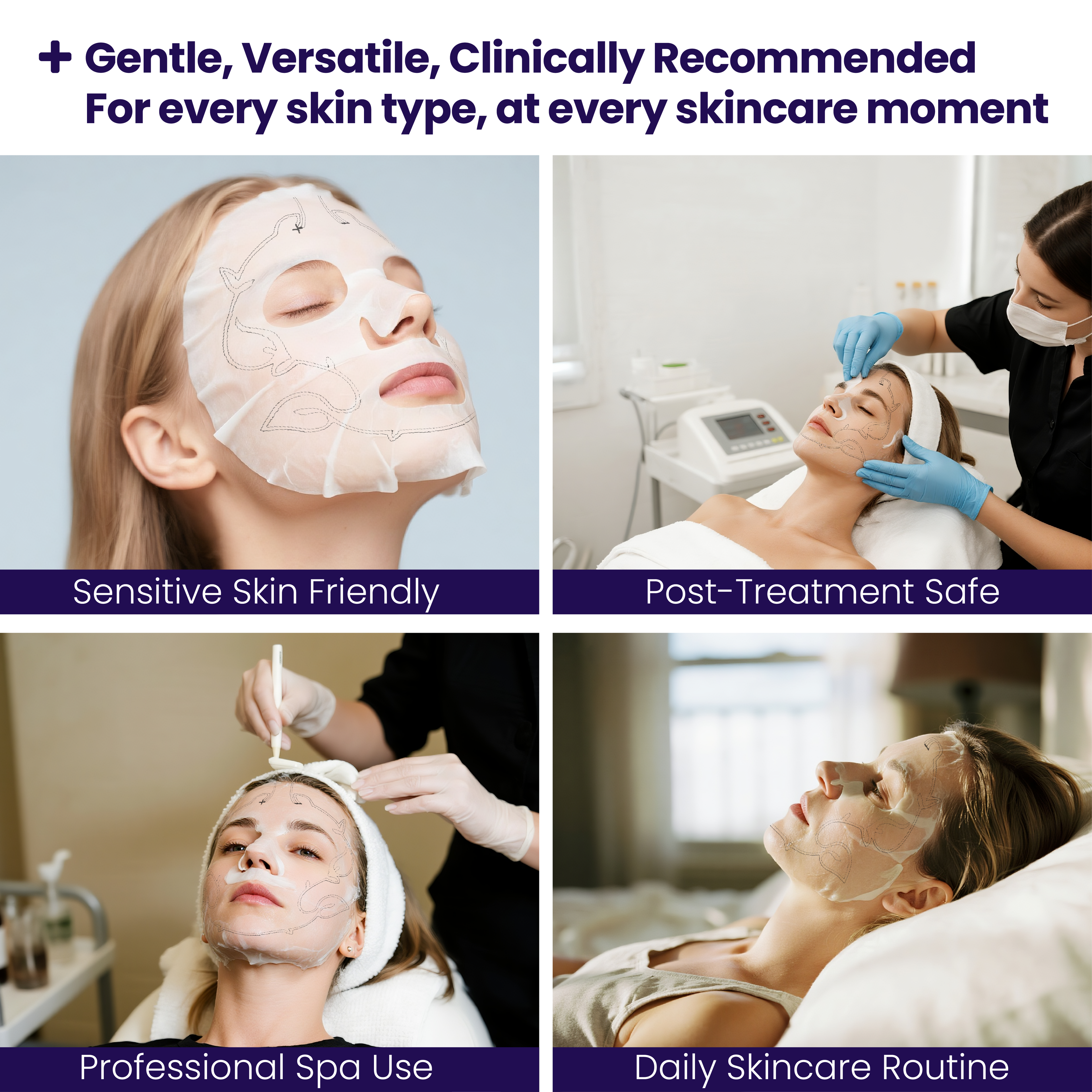 MicroYounger™ Microcurrent Self-Powered Facial Mask – Deep Hydration & Collagen Boost